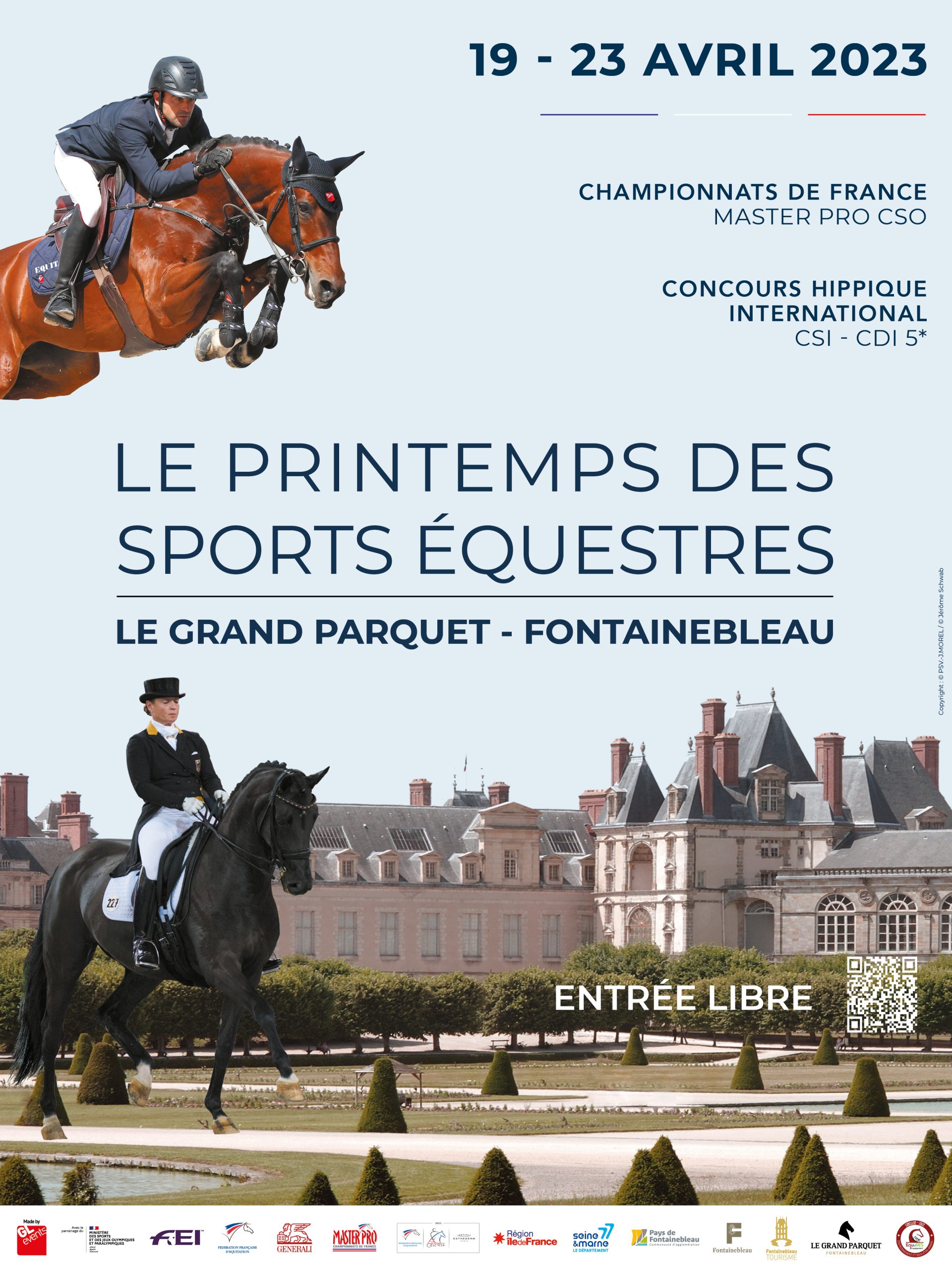 Les championnats équestres à Fontainebleau